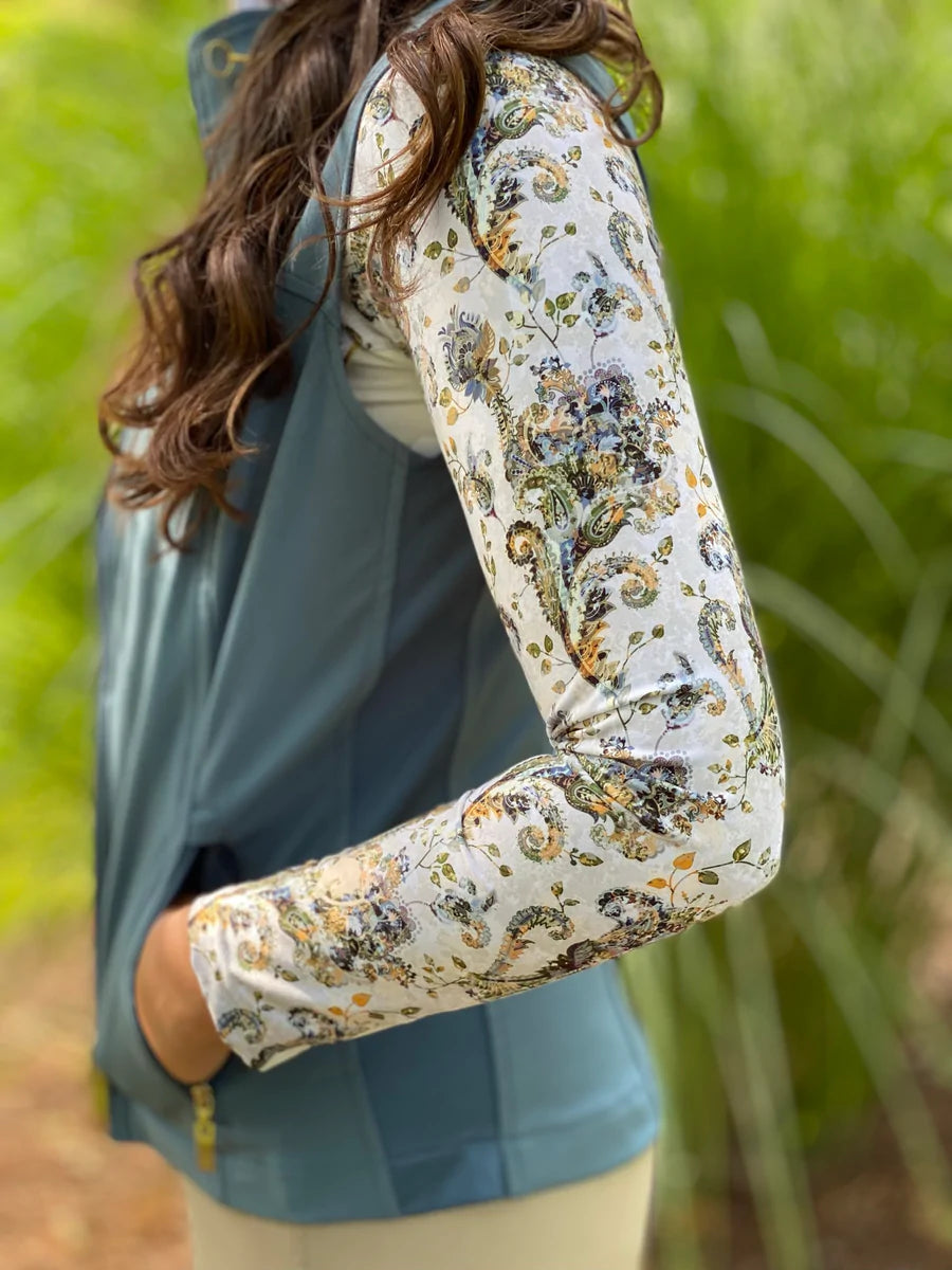 3 Bit Vest, Blue Mirage