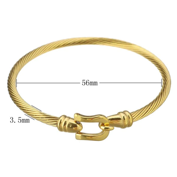 Horse Snaffle Cable Bracelet