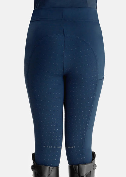 YR Navy Fulls Seat Leggings