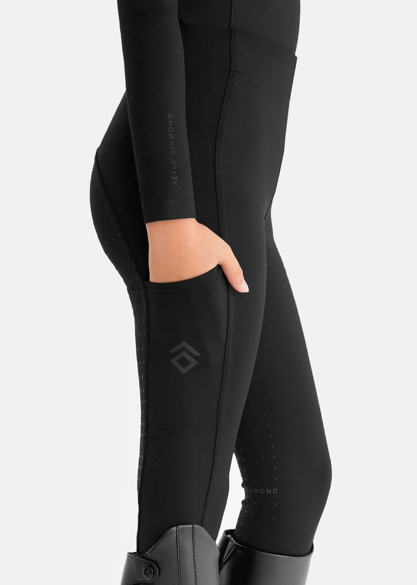 YR Black Full Seat Leggings