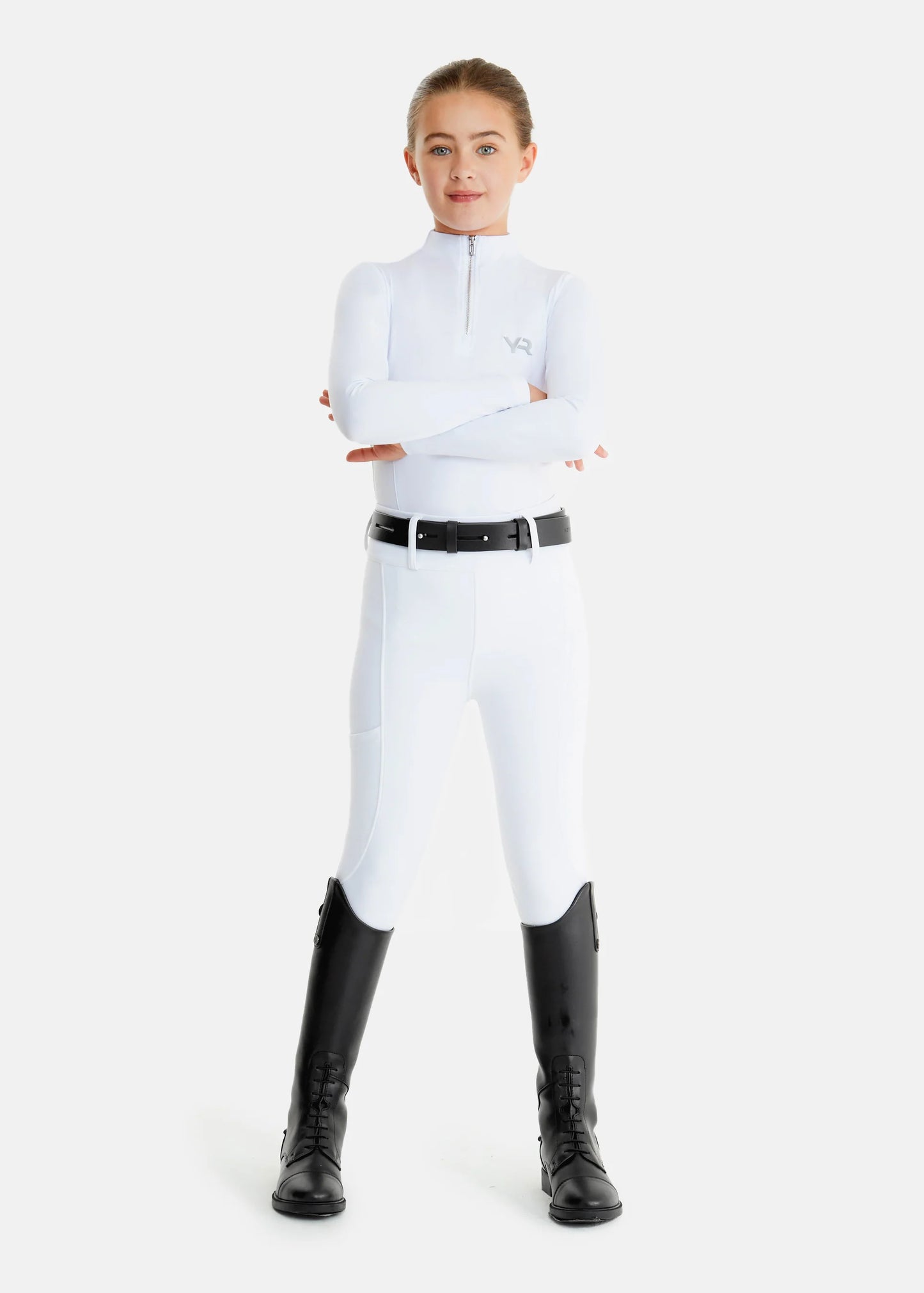 YR WHITE COMPRESSION BREECHES