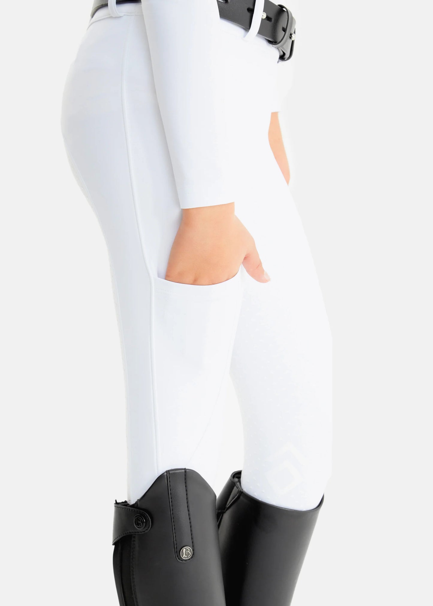 YR WHITE COMPRESSION BREECHES