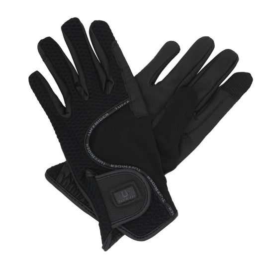 TUFFRIDER LADIES HONEYCOMB SMART RIDING GLOVES