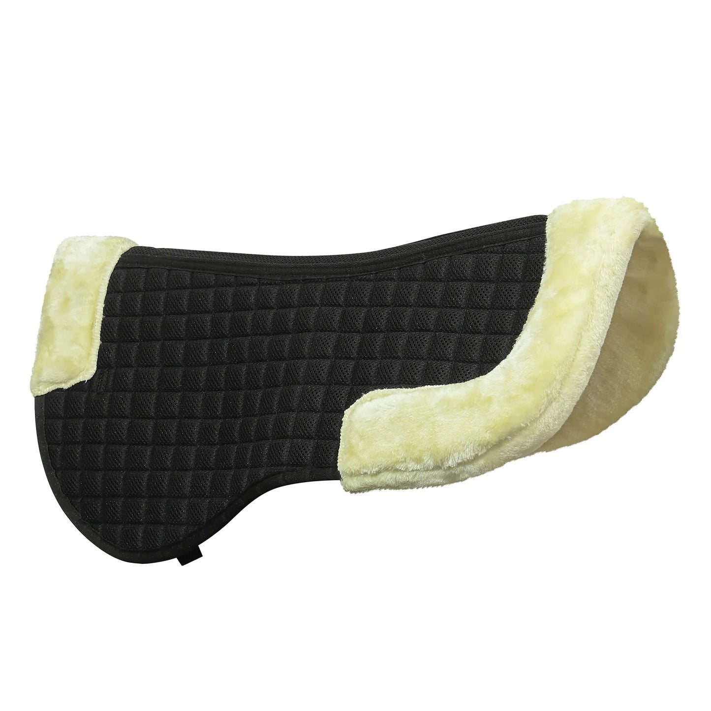 LETTIA COOLMAX SHERPA QUILTED HALF PAD W/ TRIM