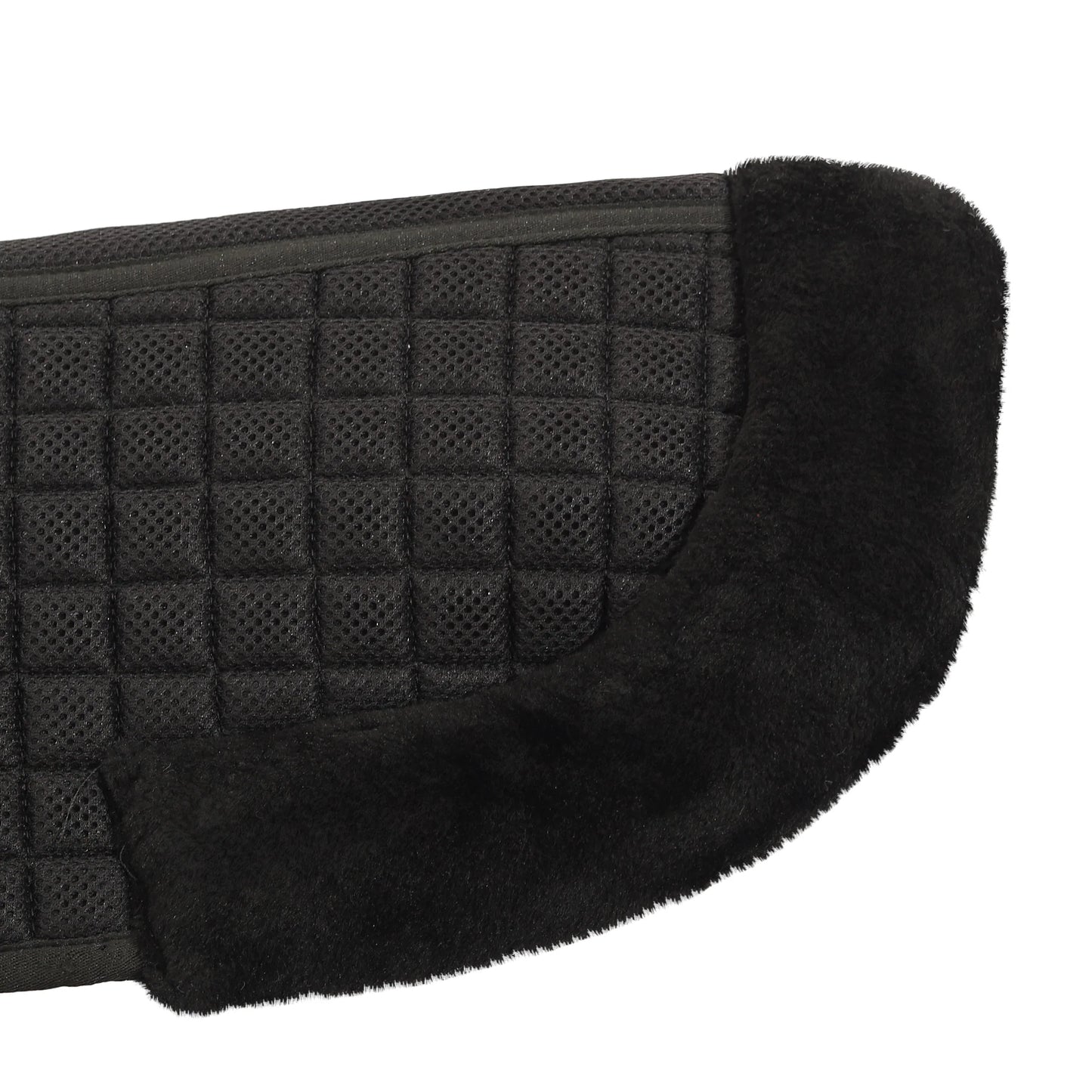 LETTIA COOLMAX SHERPA QUILTED HALF PAD W/ TRIM