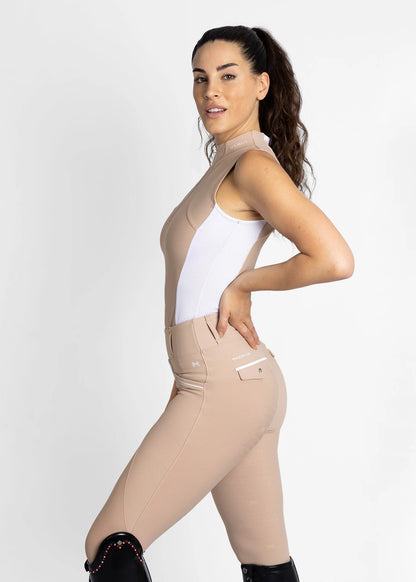 Sleeveless Base Layer (Beige)