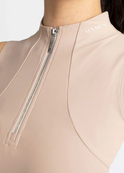 Sleeveless Base Layer (Beige)