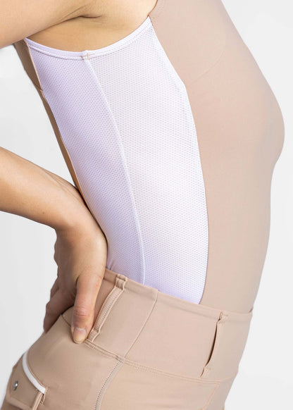 Sleeveless Base Layer (Beige)