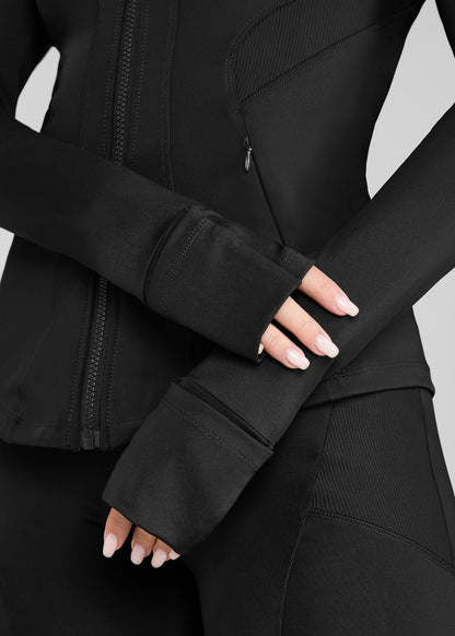 Black Core Fitted Jacket