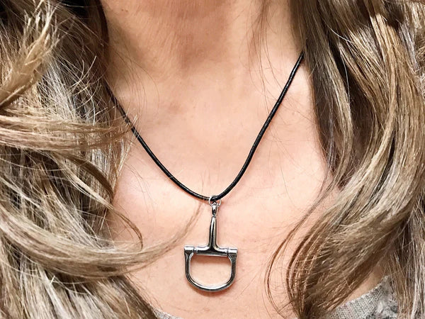 Horse Stirrup Snaffle Necklace