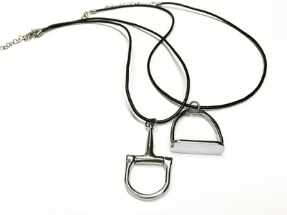 Horse Stirrup Snaffle Necklace