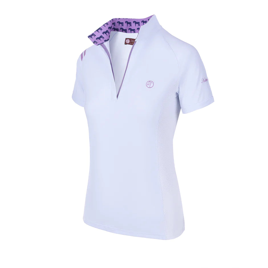 ProAir3 Short Sleeve White Show Shirt - Lilac Model horse (CHILD SIZE)