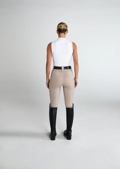 Beige Compression Breeches Full Seat