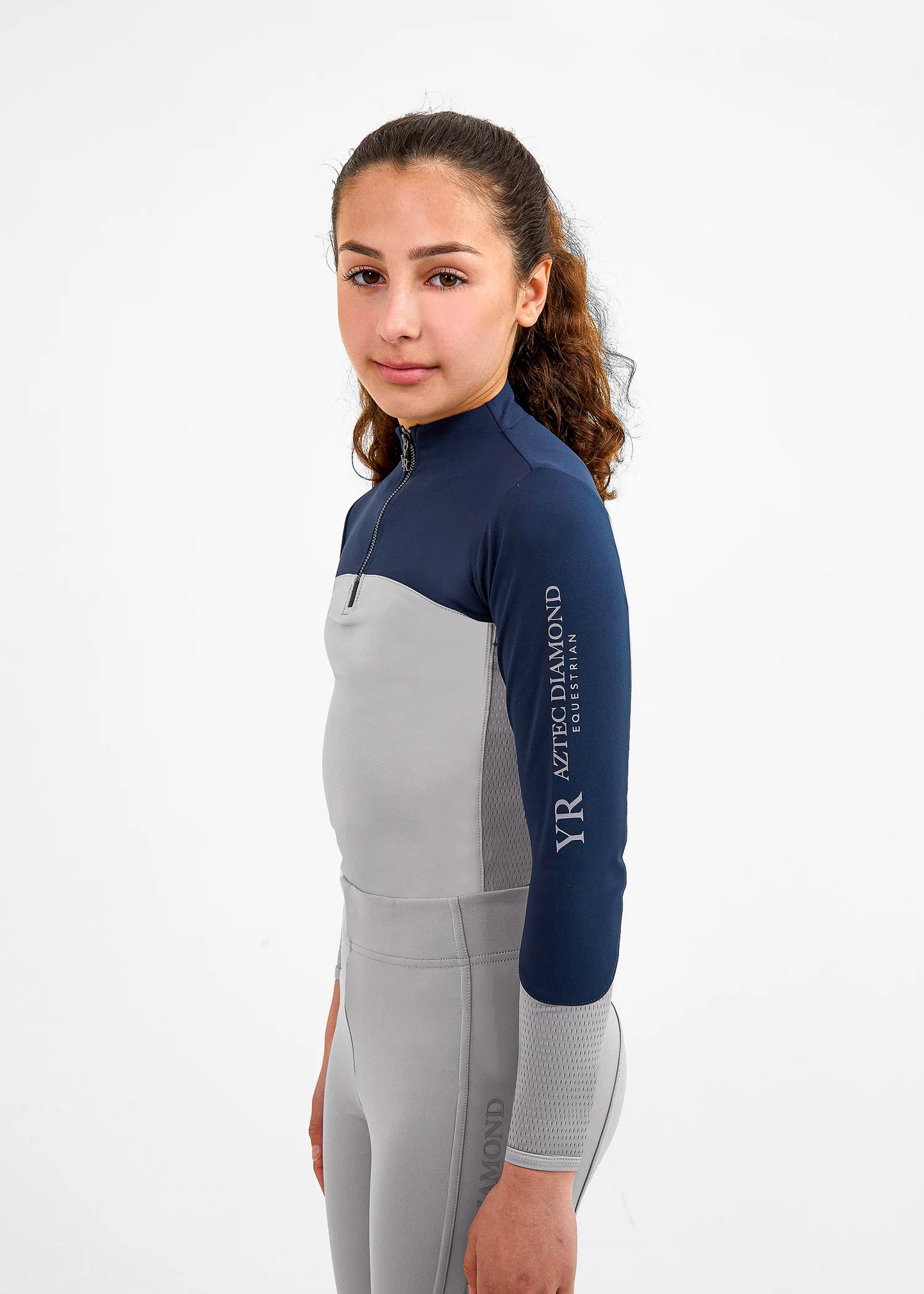 YR Navy Colour Block Base Layer