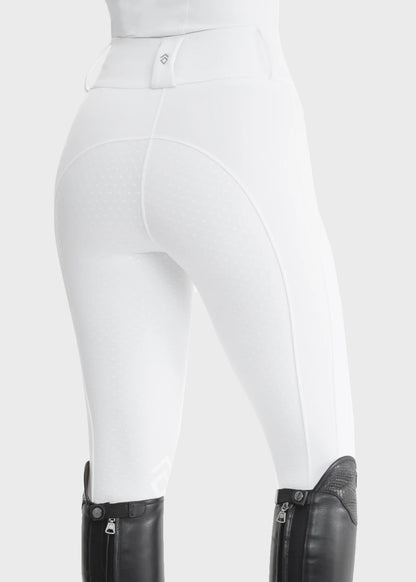 White Compression Full Seat Breeches