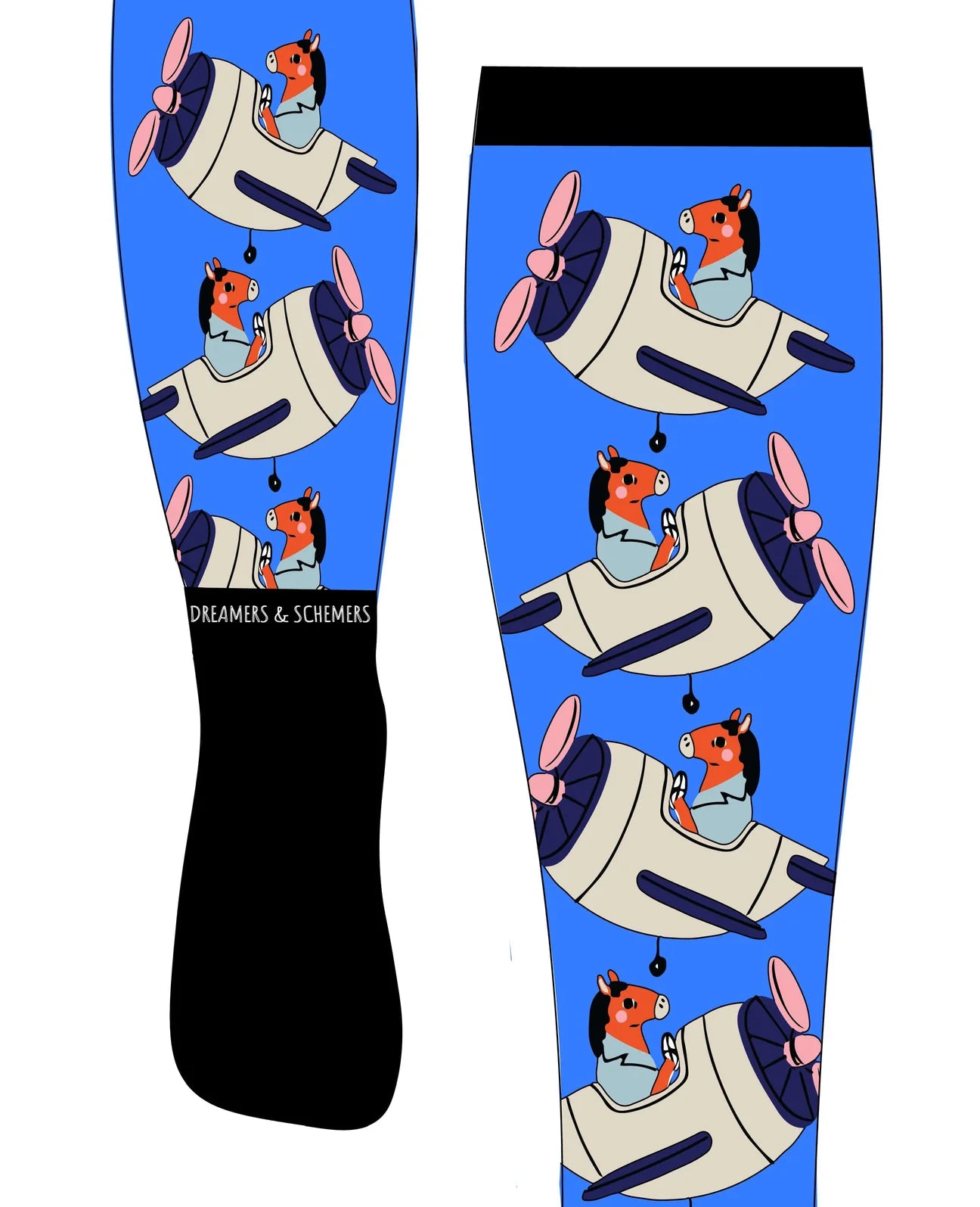 RETRO HORSE PILOT SOCKS