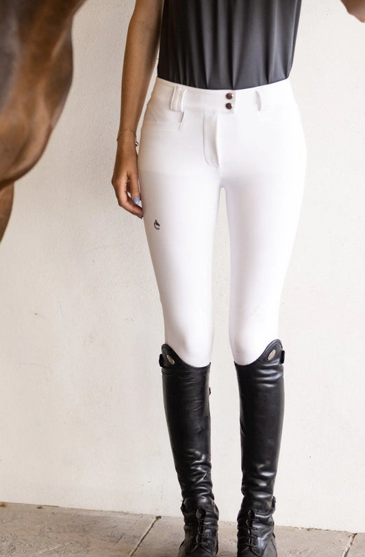 JULIETTE SHOW BREECHES IN WHITE