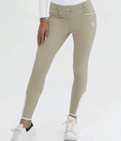 Beige Full Grip Breeches