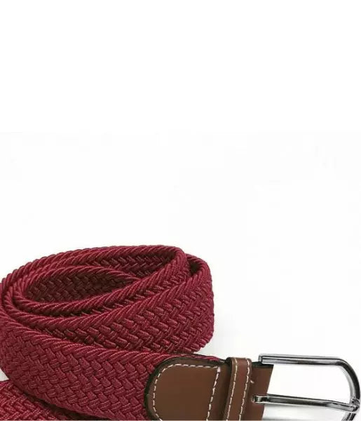 Burgundy Elastic Belt