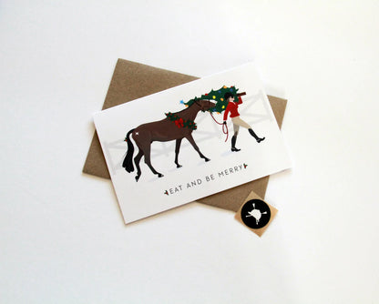 Eat & Be Merry Holiday Card