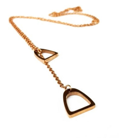 Double Stirrup Necklace