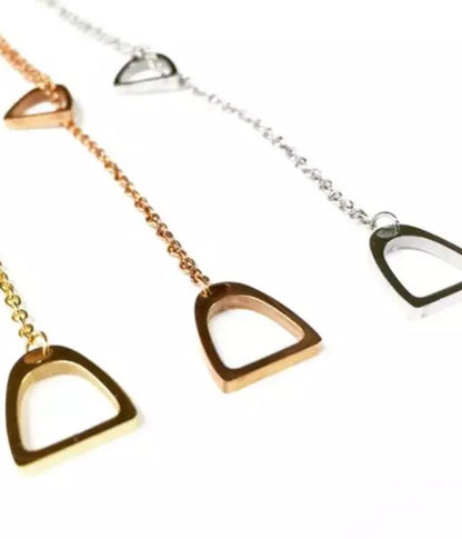 Double Stirrup Necklace