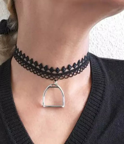 Equestrian Choker Necklace