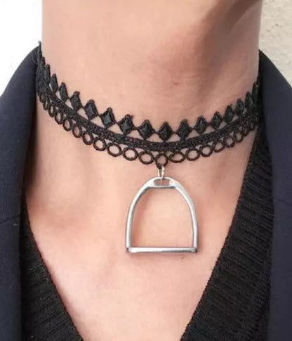 Equestrian Choker Necklace