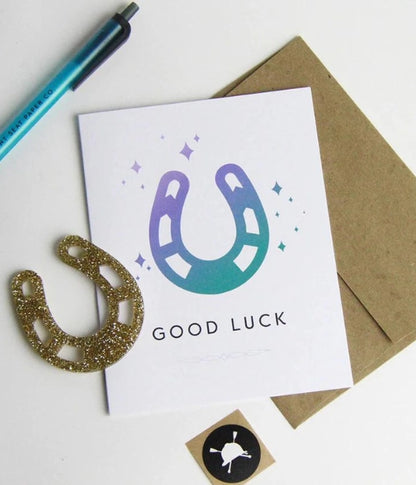 Good Luck Charm Card