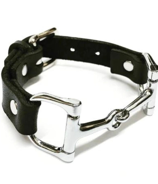 Horse Bit Bracelet Leather