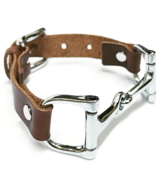 Horse Bit Bracelet Leather