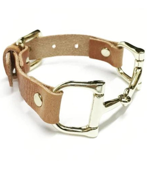 Horse Bit Bracelet Leather