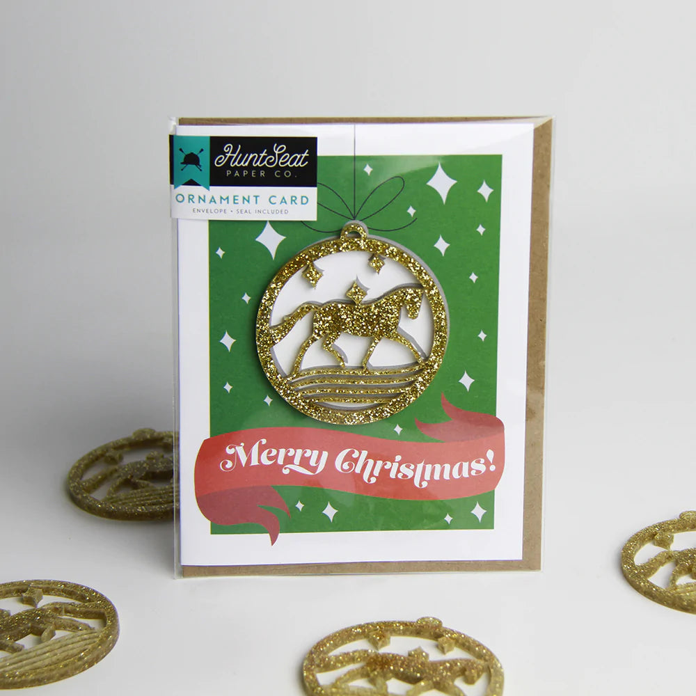 Merry Christmas Ornament Card