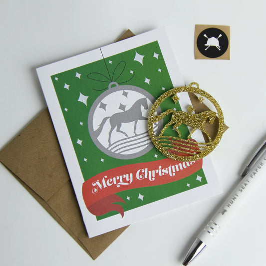 Merry Christmas Ornament Card