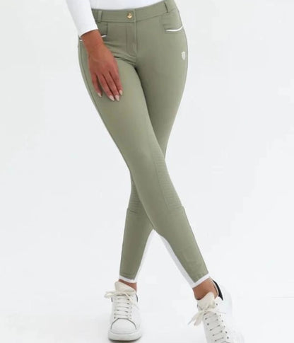 Olive Full Grip Breeches