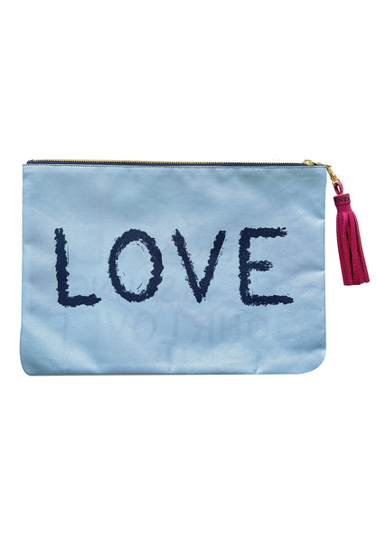 LOVE HORSES POUCH | BLUE PINK