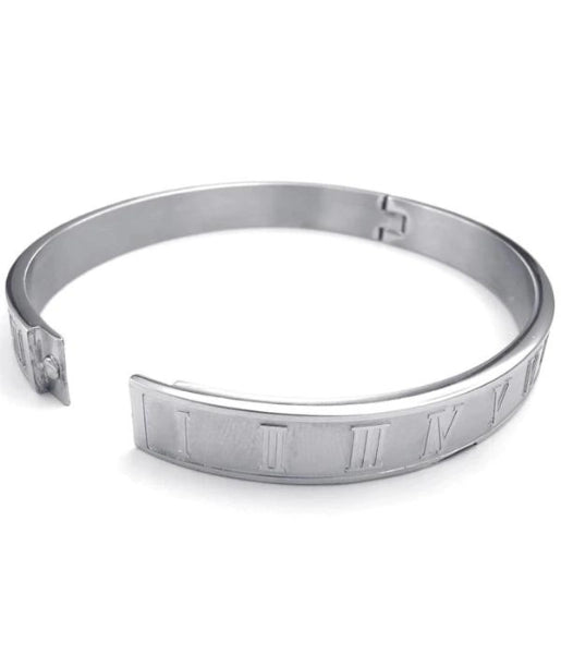 Roman Numeral Cuff Bracelet