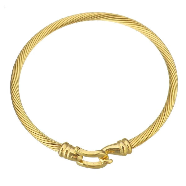 Horse Snaffle Cable Bracelet